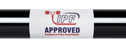 ATX Langhantelstange RAM BAR II - Powerlifting Bar - PRO Series - Black Oxid / Hartchrome