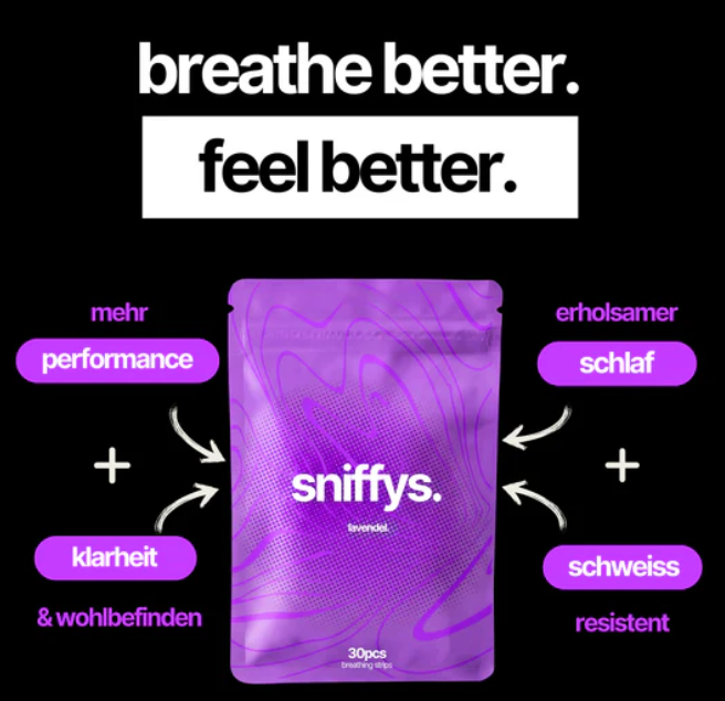 sniffys.® Nasenstreifen - Cosy Lavendel