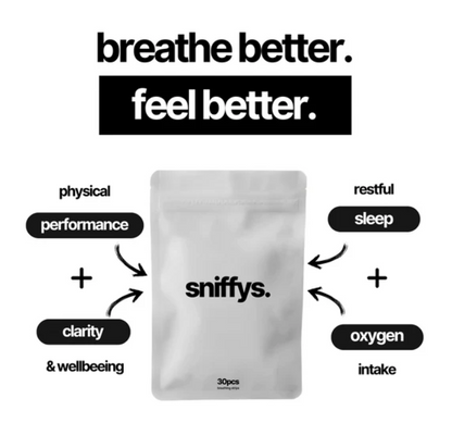 sniffys.® Nasenstreifen - Weiß