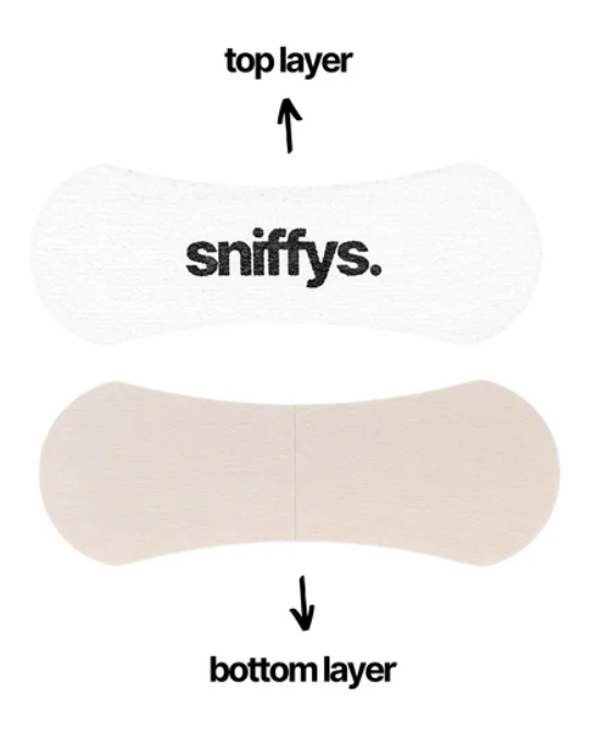 sniffys.® Nasenstreifen - Weiß